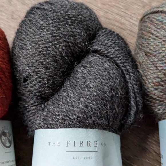 The Fiber Co Amble Wandering Souls Fingering Weight Yarn Color Saddleback Slate - Picture 5 of 5